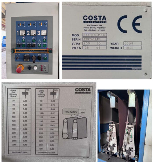 Levigatrice COSTA |M36 CC1150 | Usato Garantito
